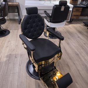 Herenstoel / Barbierstoel Roberto Gold Showroommodel