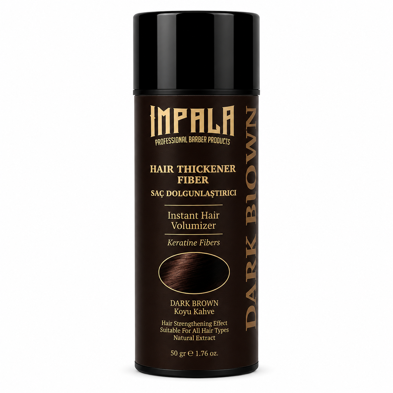 Impala Hair Thickener Fiber Dark Brown 50gr
