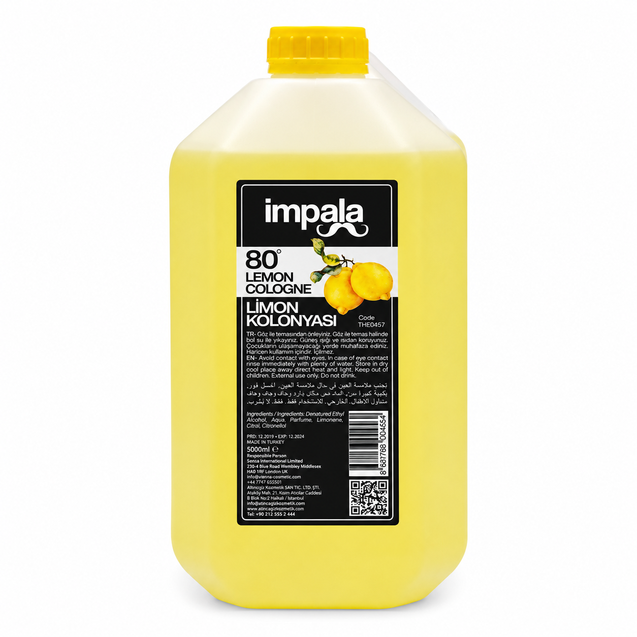 Impala Eau De Cologne Lemon 5000 ml
