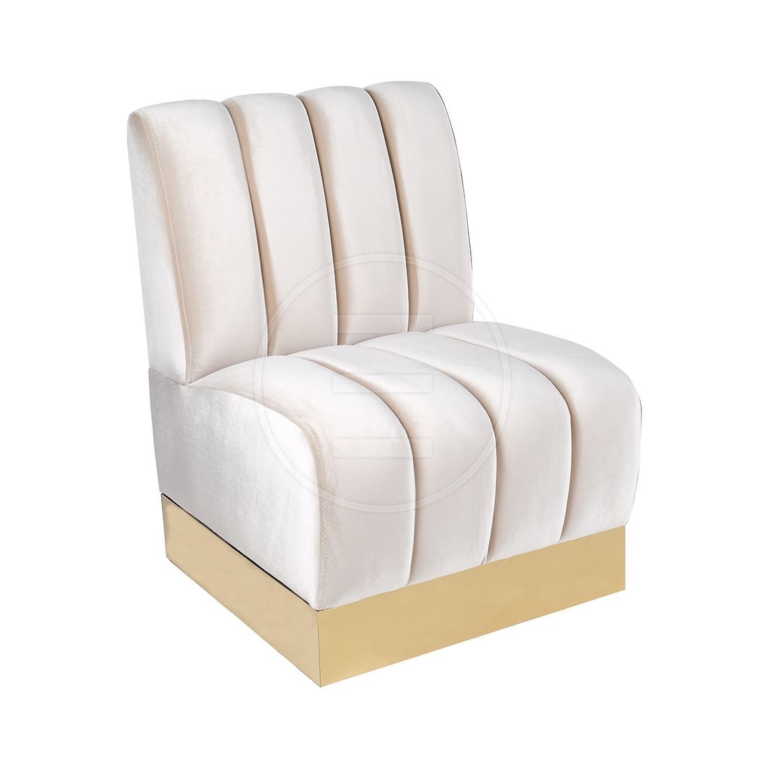 Wachtbank Amy Lounge Single Gold