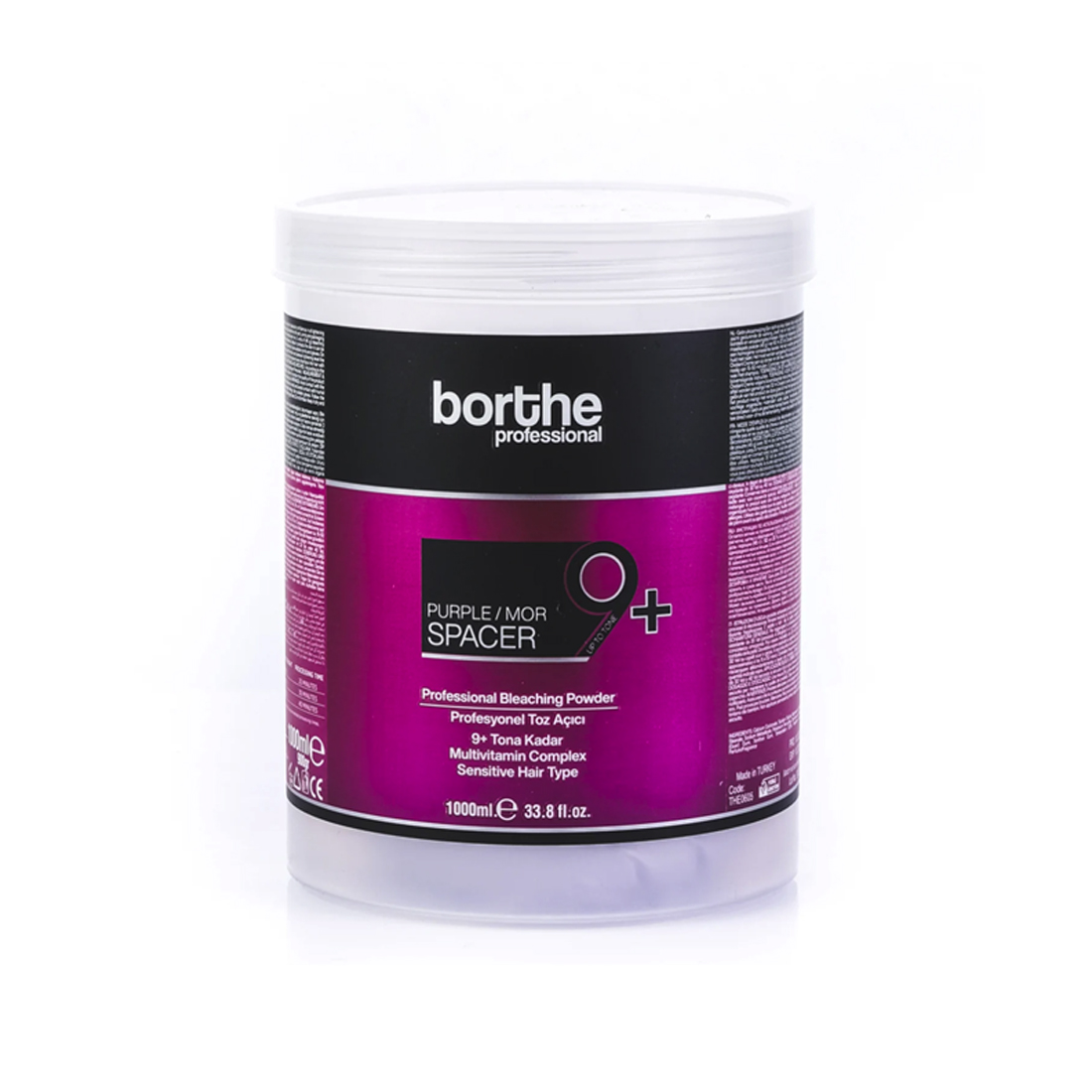 Borthe Professional Blondeerpoeder Purple Spacer