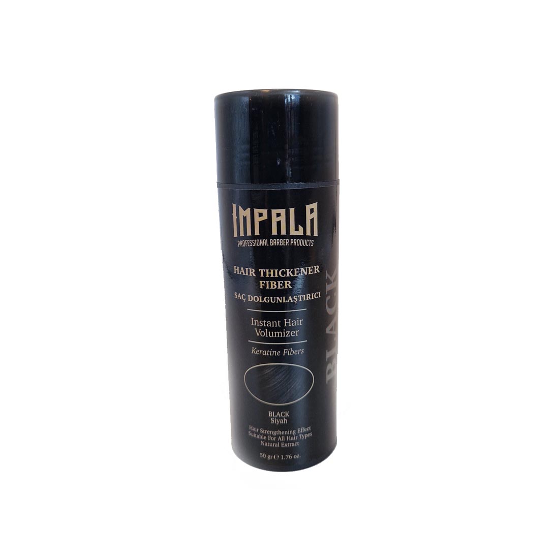 Impala Hair Thickener Fiber Black