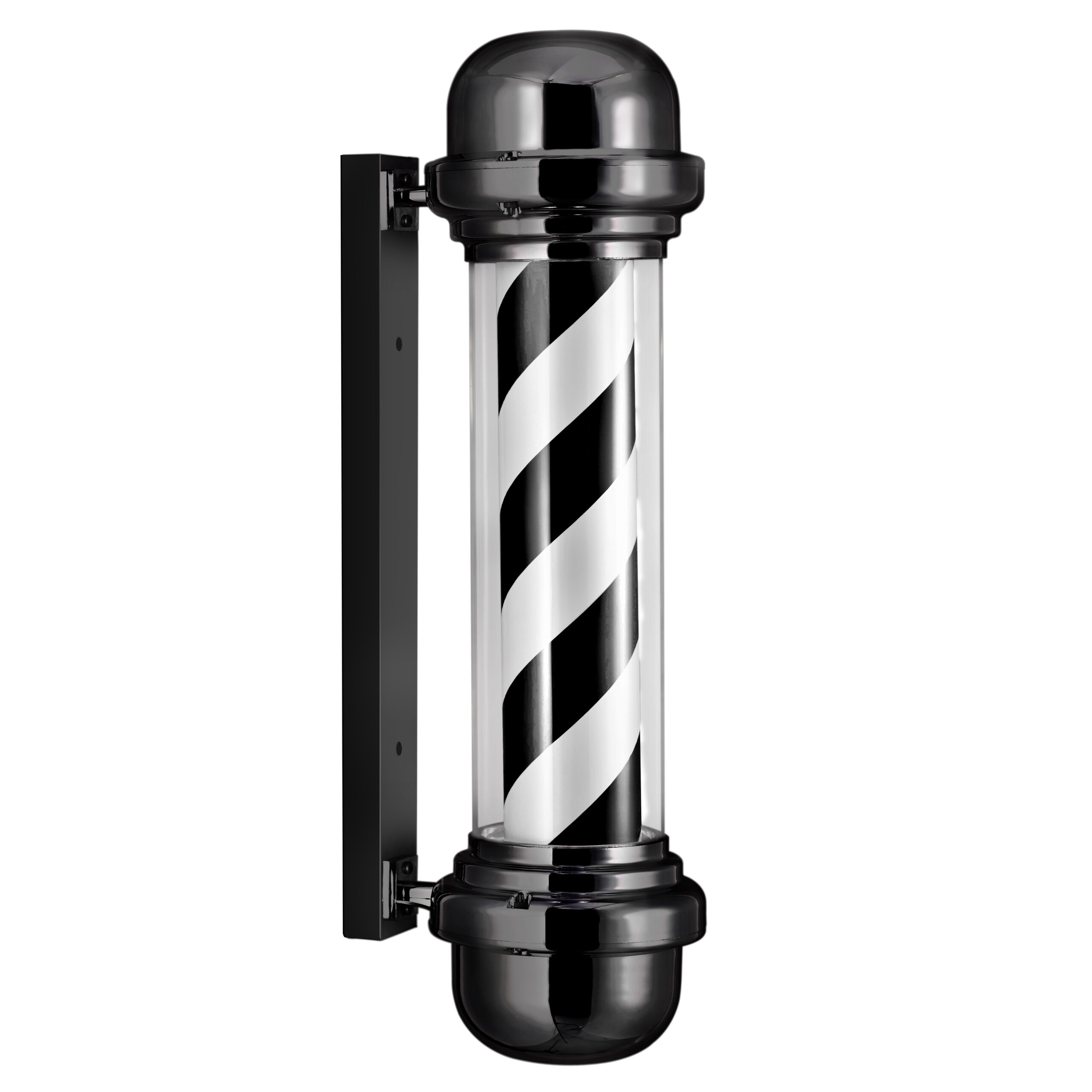 Barber Pole DSS Black / White Large