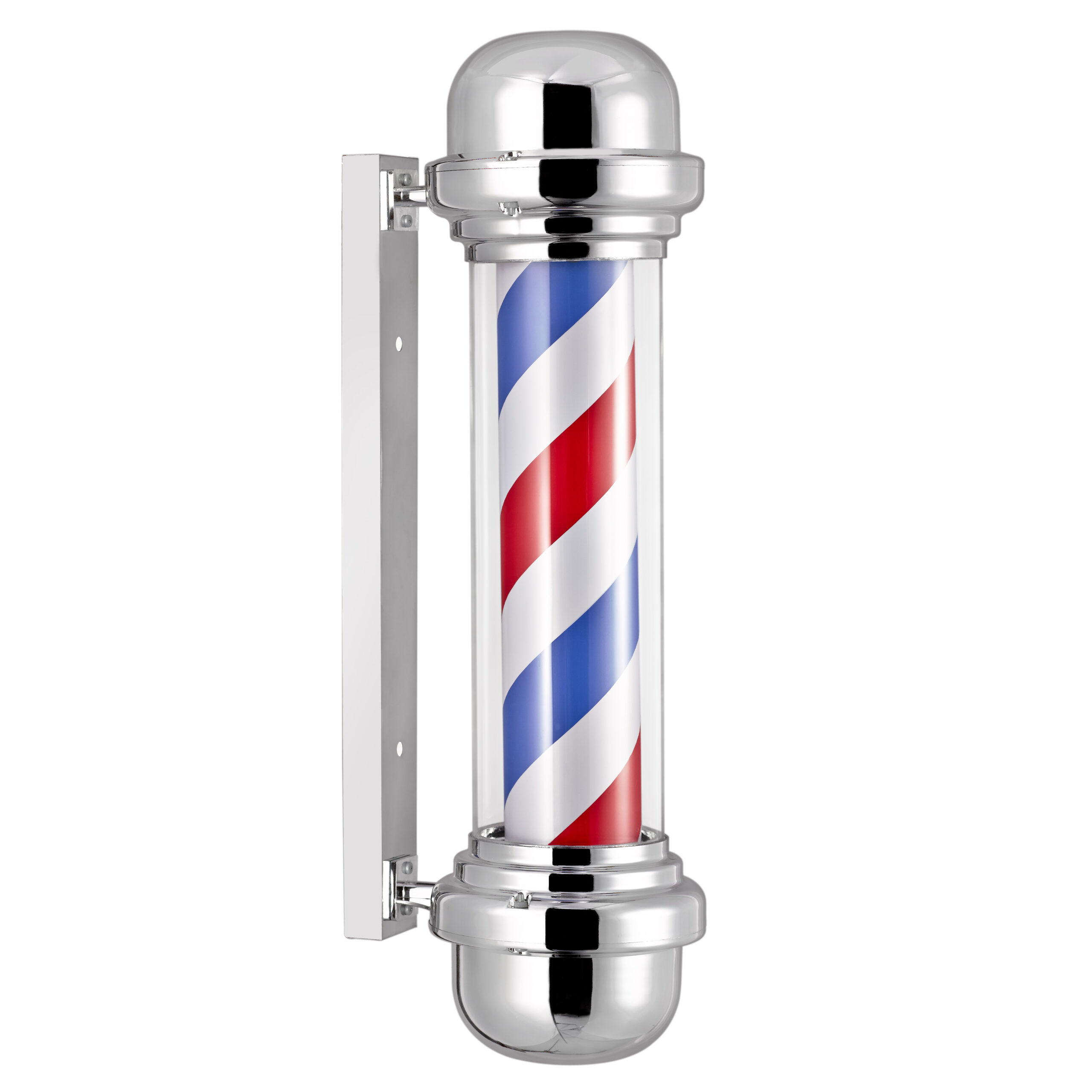 Barber Pole DSS Red / White / Blue Large