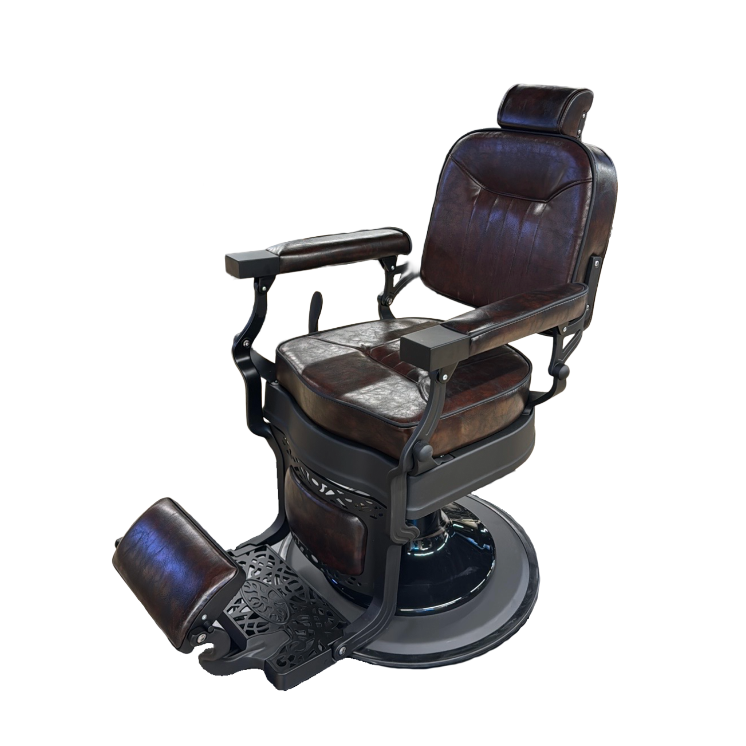 Herenstoel / Barbierstoel DSS Comfort Brown