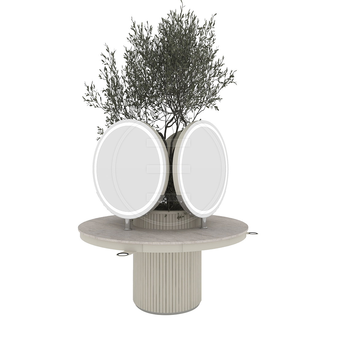 Kaptafel Velux Island