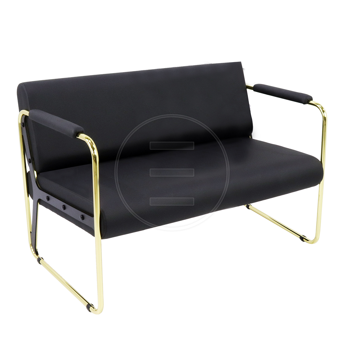 Wachtstoel Round Lounge Gold Double