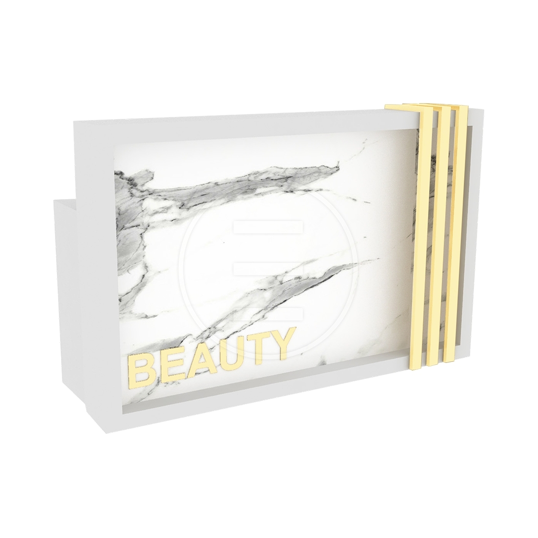 Balie Coiffeur Gold Desk