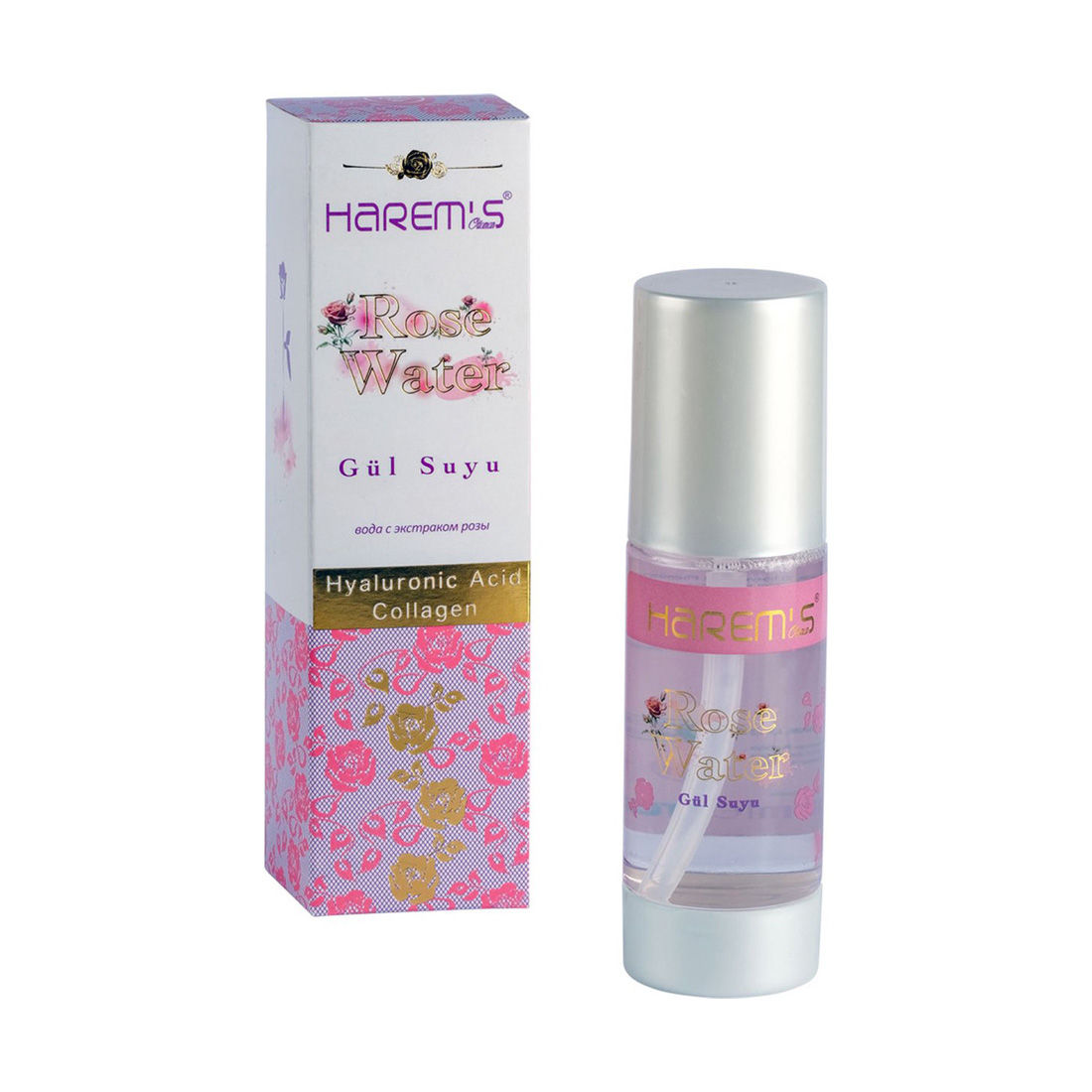 Harem's Rose Water Hyaluronic Acid Collageen 100ml