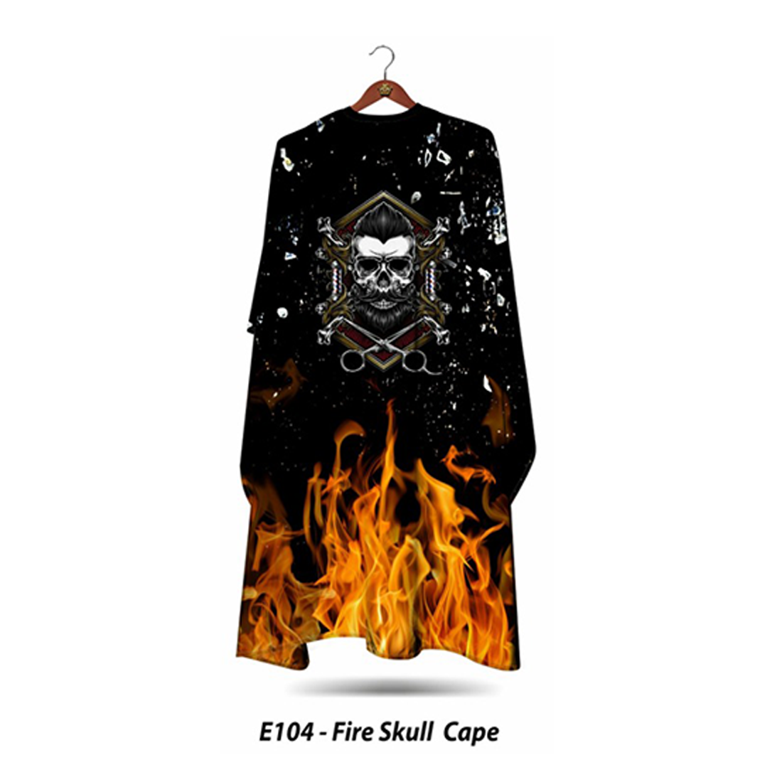 Kapmantel Heren Fire Skull 104