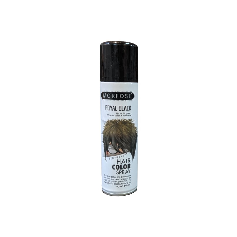 Morfose Hair Color Spray Royal Black