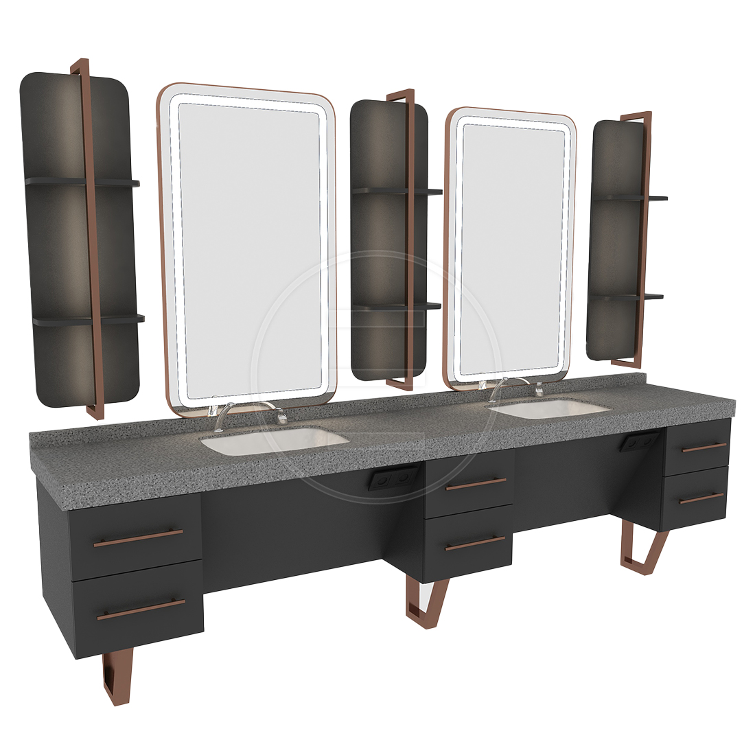 Barbier Unit Sova Grey