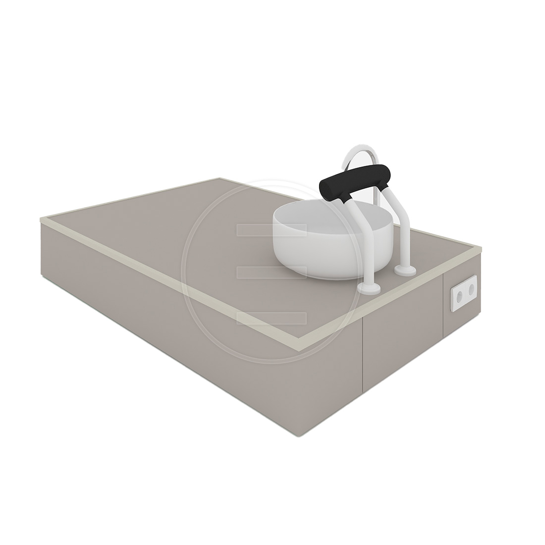 Pedicure Spa Basin Platform