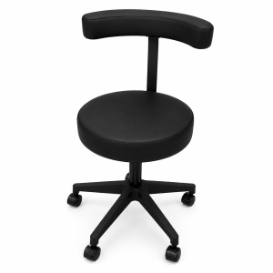 Kappersfiets Tabure Zwart