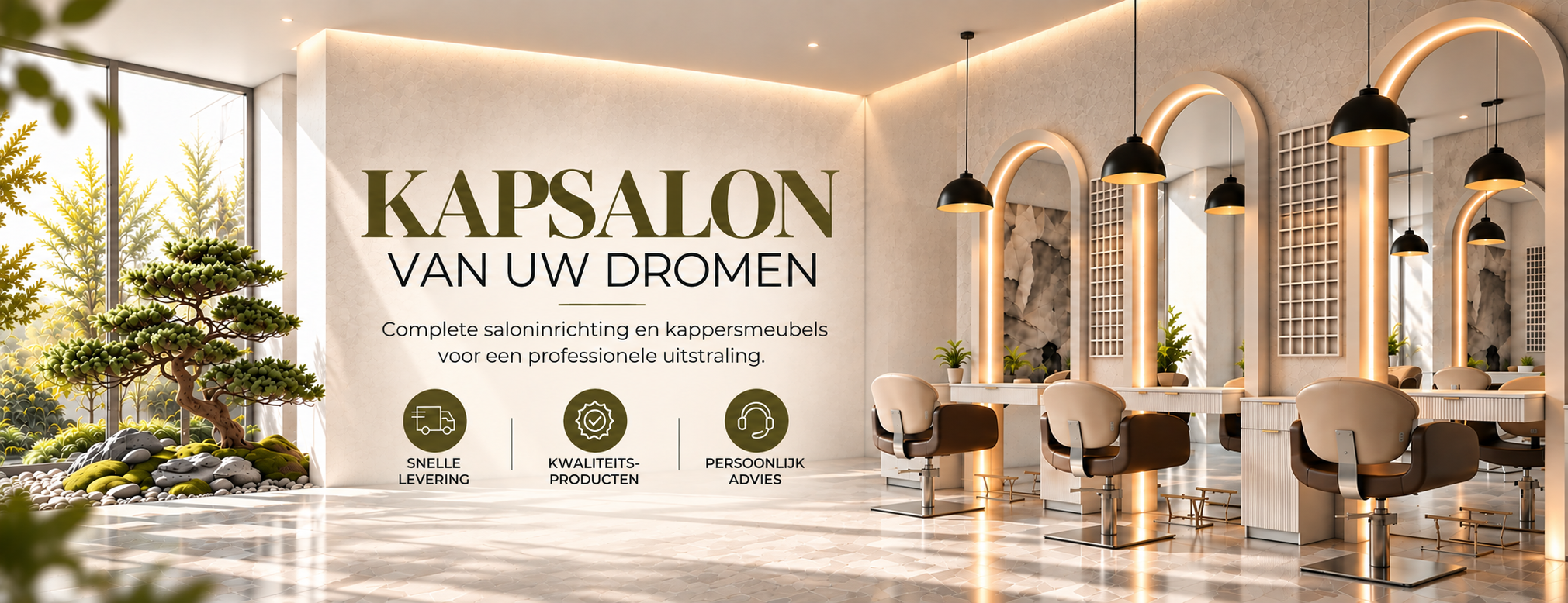 Droomkapsalon met luxe interieur