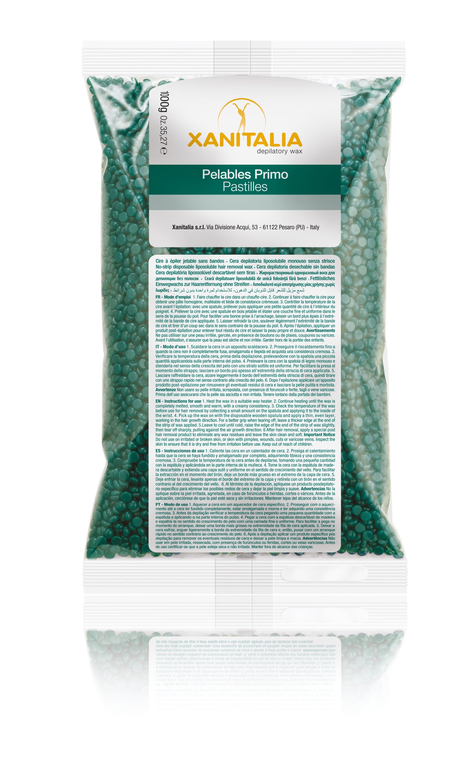 Xanitalia Pro Wax Parels Chlorophyll 1kg